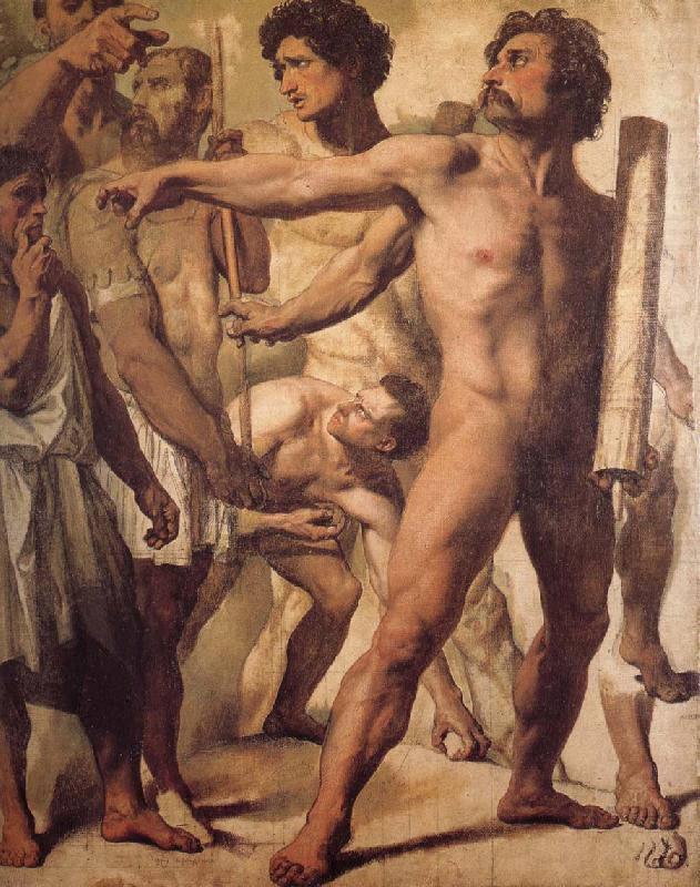 Study of Christ, Jean-Auguste Dominique Ingres